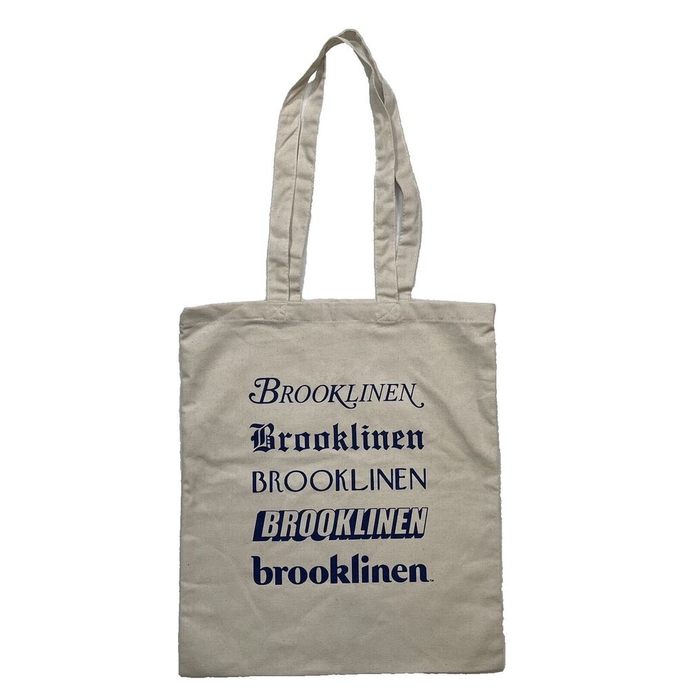 Brooklinen Canvas Logo Tote NWOT